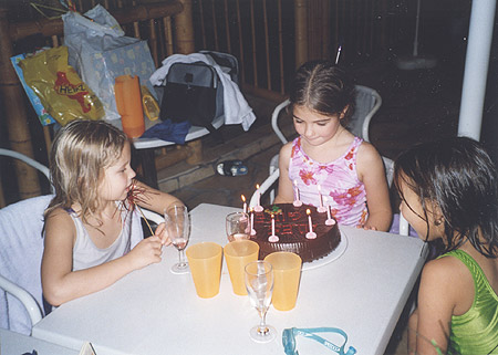 the cake