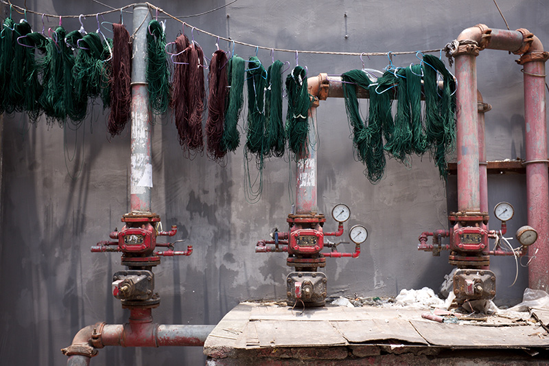 Dying and Drying, China