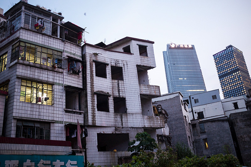 squatters, Guangdong province, China