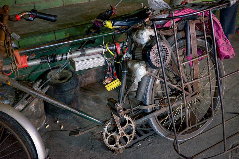 DIY electric bike Guangzhou New Town, China