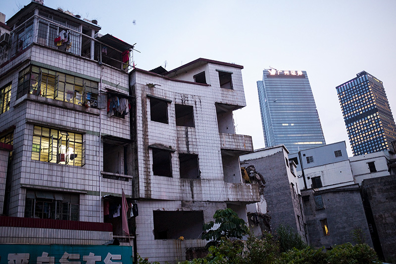 Squatters, Guangdong province, China